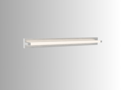 צמוד קיר רימון 3CCT - 20W - גוף ניקל - 60 ס"מ