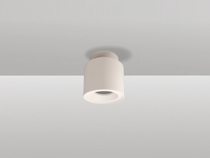 צילינדר אלומה GU10 + 4.8W - גוף לבן