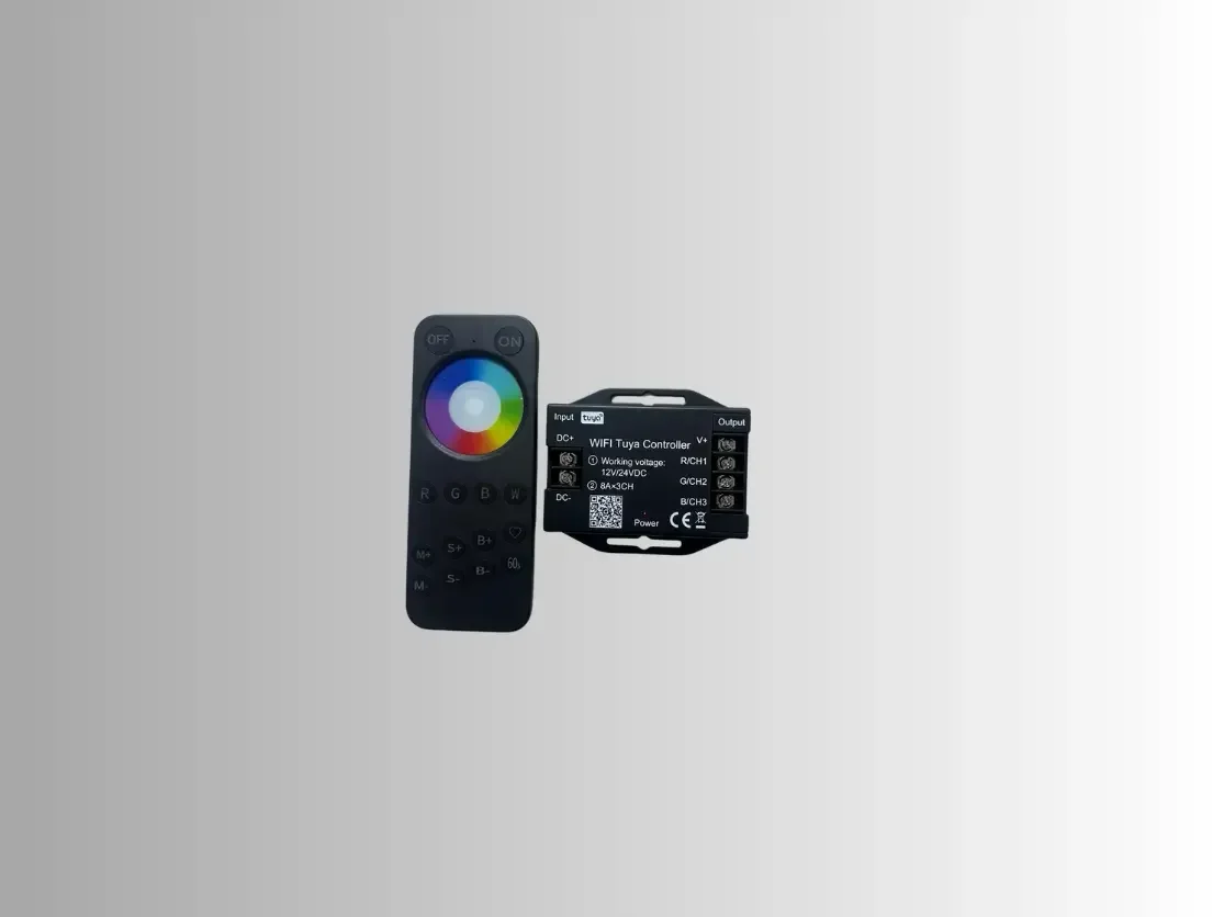 בקר 288W RGB מור + WIFI + שלט RF - תדר משותף