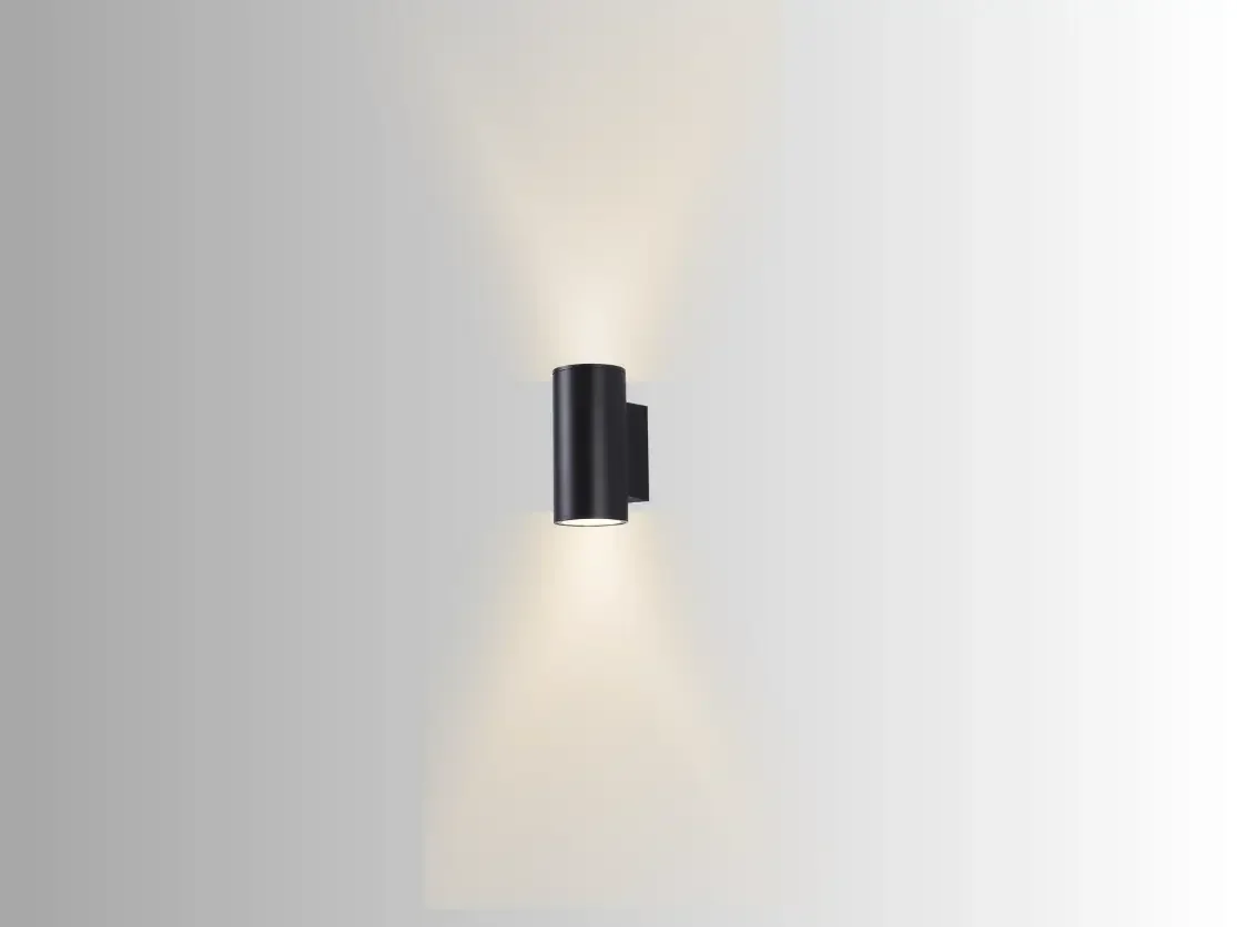אפ-דאון גרייס 2x20W לבן חם - גוף שחור