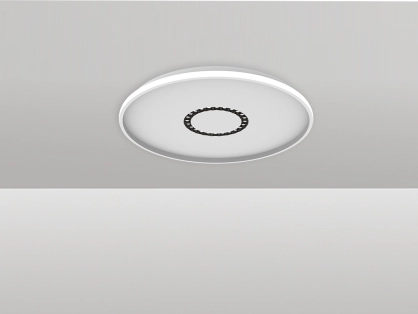 צמוד תקרה וגאס 24W + 40W - לבן חם - גוף לבן - ק.80