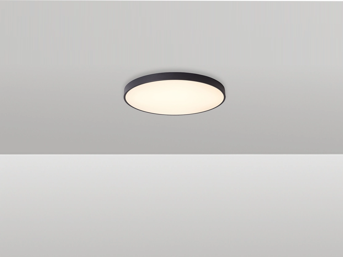 צמוד תקרה ונציה CCT - 30W - גוף שחור - ק.40