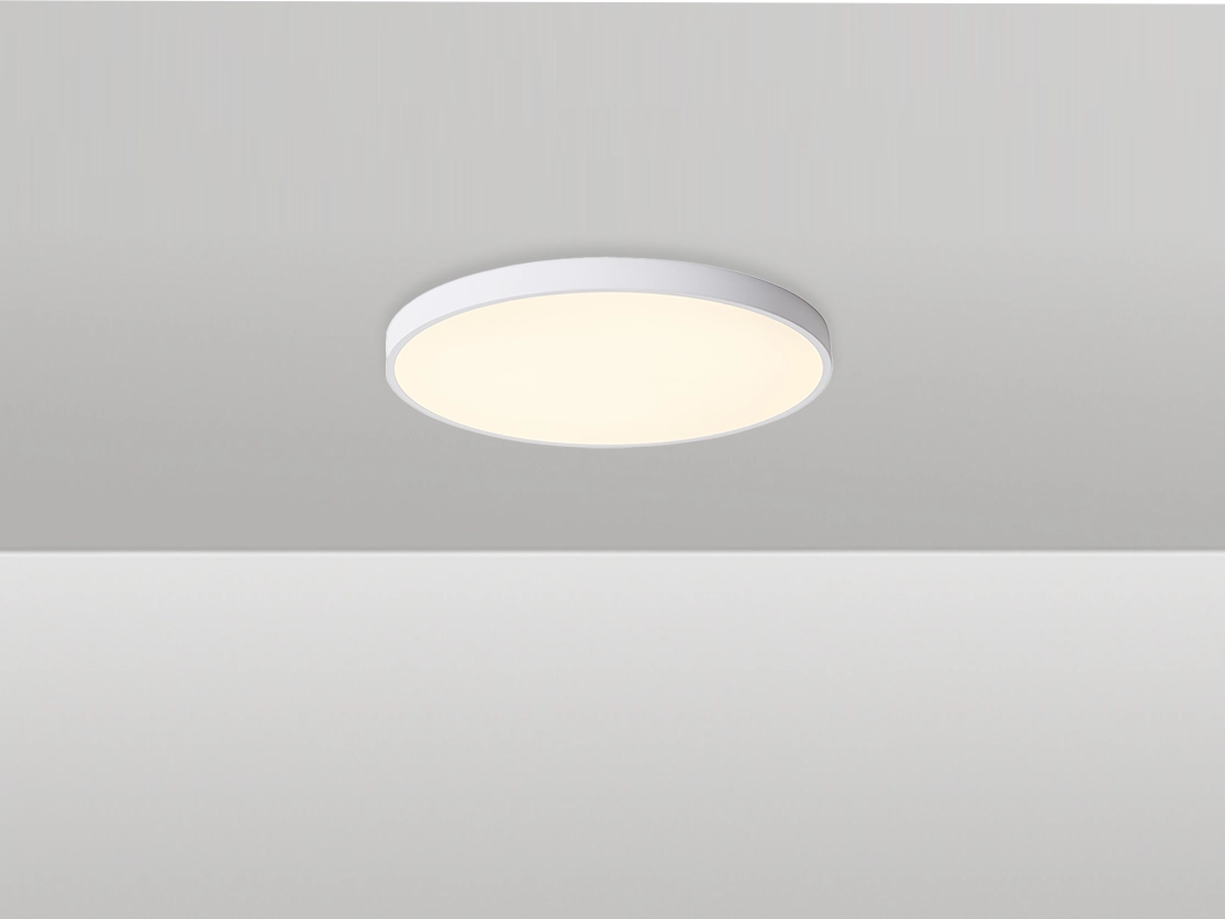 צמוד תקרה ונציה CCT - 40W - גוף לבן - ק.50