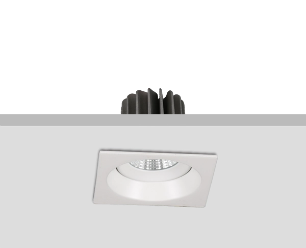 שקוע תקרה טום מרובע 12W לבן 4200K גוף לבן