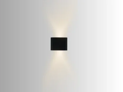אפ-דאון עופרי 2x3W - גוון אור מתחלף - גוף שחור