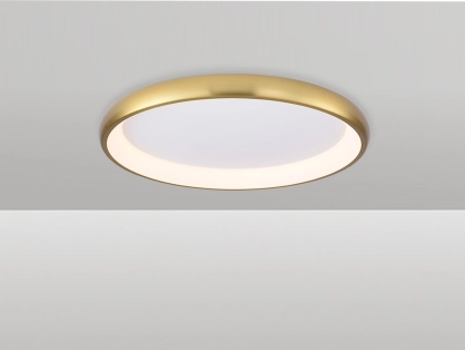צמוד תקרה קוסמוס עגול CCT 80W קוטר 81 ס"מ- גוף זהב