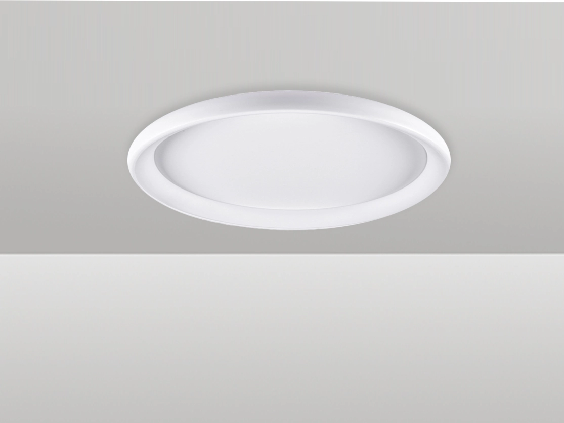 צמוד תקרה קוסמוס עגול CCT 80W קוטר 81 ס"מ- גוף לבן