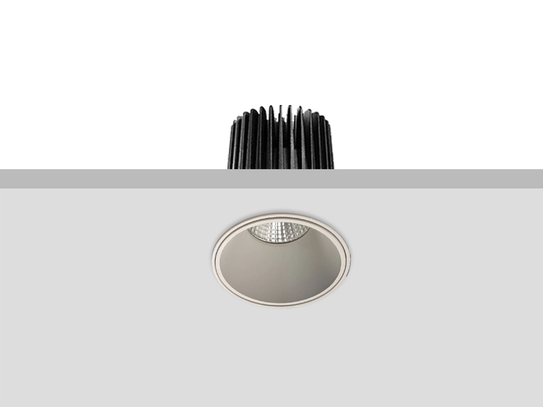 שקוע תקרה קיוטו 10W לבן חם גוף לבן
