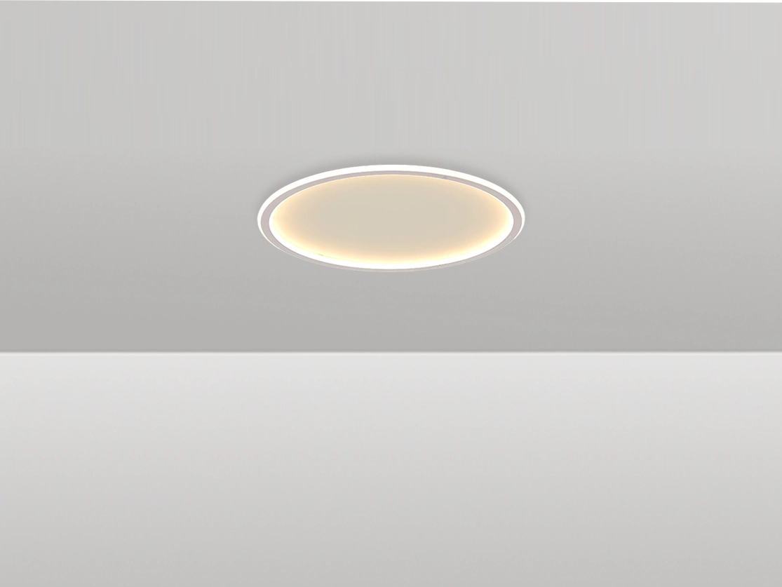 צמוד תקרה קלאוד 45W - ק.40 - לבן חם - גוף לבן