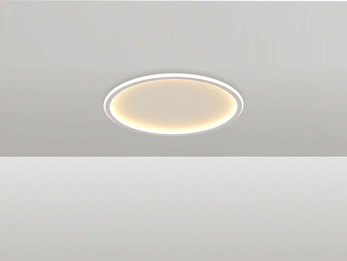 צמוד תקרה קלאוד 60W - ק.60 - לבן חם - גוף לבן
