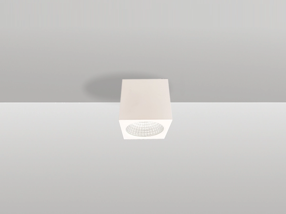 צילינדר שלג מרובע 10W לבן חם