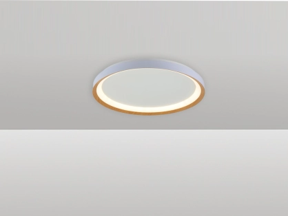 צמוד תקרה תלתן CCT 30W - גוף לבן / עץ - ק.41