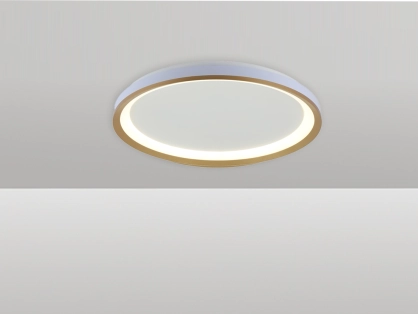צמוד תקרה תלתן CCT 48W - גוף לבן / זהב - ק.60