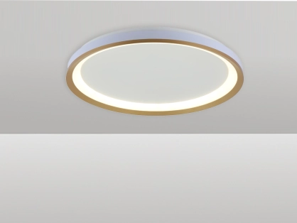 צמוד תקרה תלתן CCT 60W - גוף לבן / זהב - ק.80